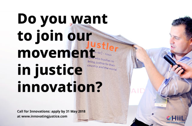 Hiil Justice accelerator - call for applications 2018